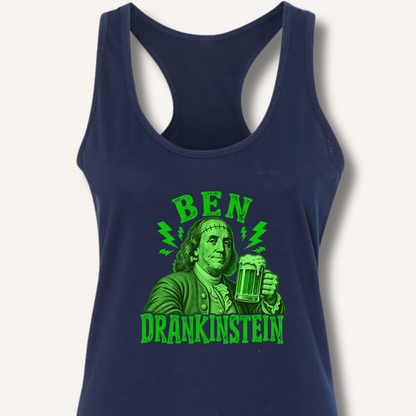 Ben Drankinstein Racerback Tank – Solid Midnight Navy