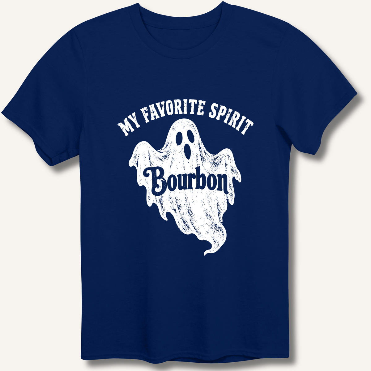 My Favorite Spirit, Bourbon T-Shirt – Navy