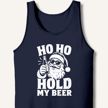 Ho Ho Hold My Beer Tank – Navy