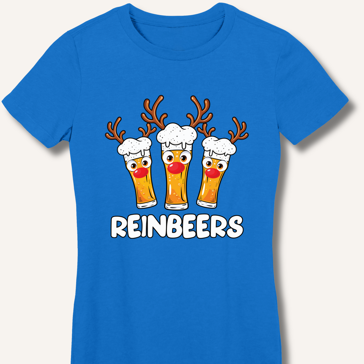 Reinbeers Women's Fitted T-Shirt – Royal
