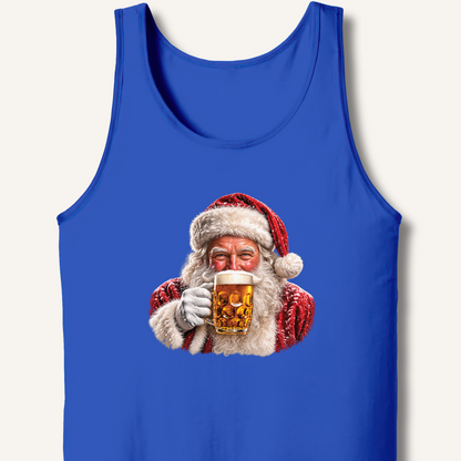 Santa Drinking Beer Tank – True Royal