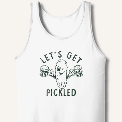 Let's Get Pickled Tank – White