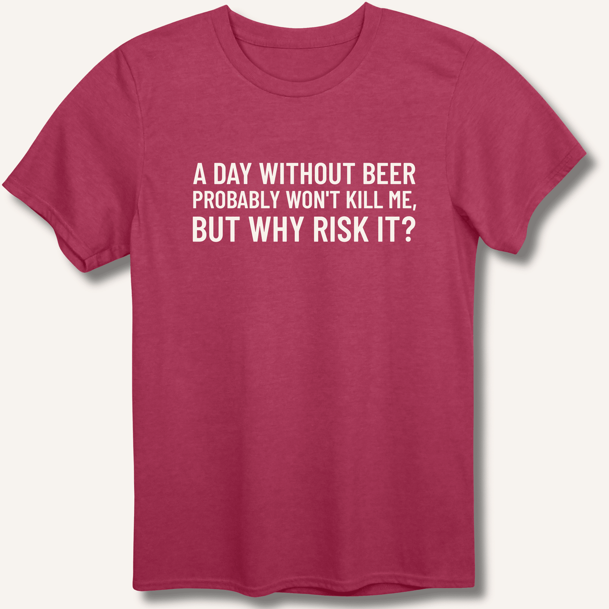 A Day Without Beer Probably Won't Kill Me T-Shirt - Sip & Shirt