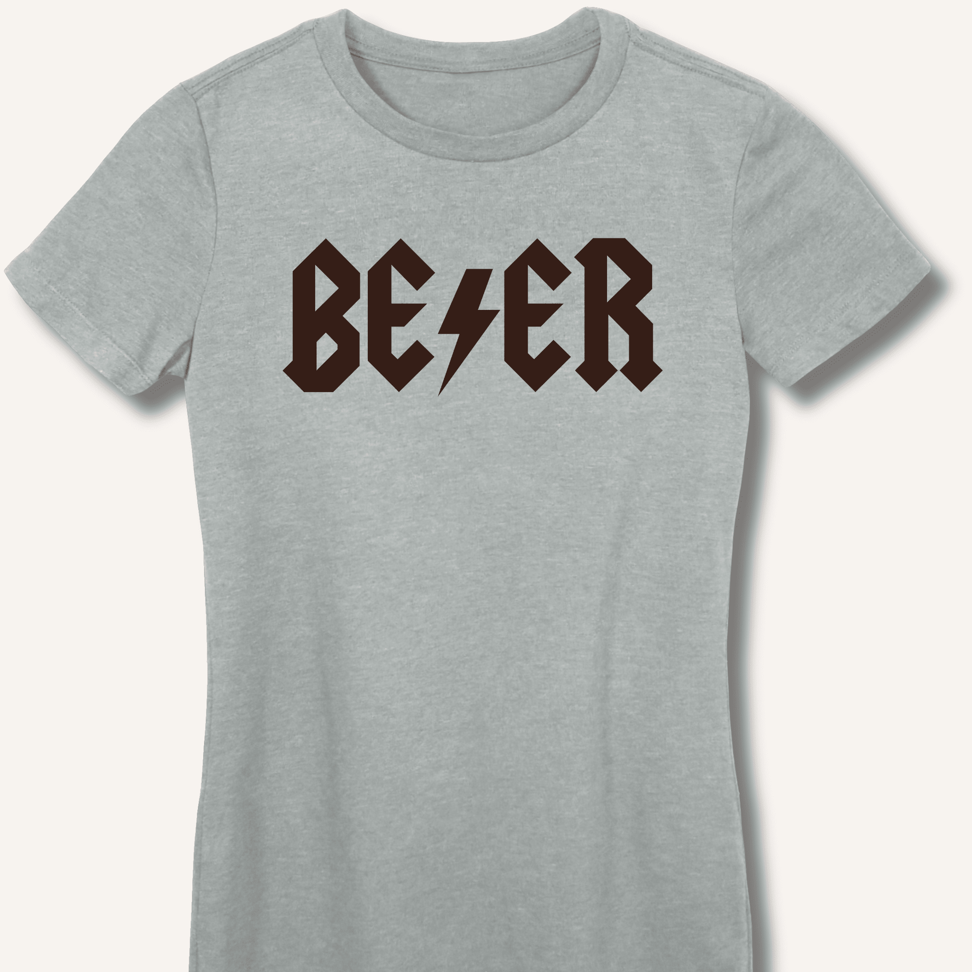 AC DC Beer Fitted T-Shirt - Sip & Shirt