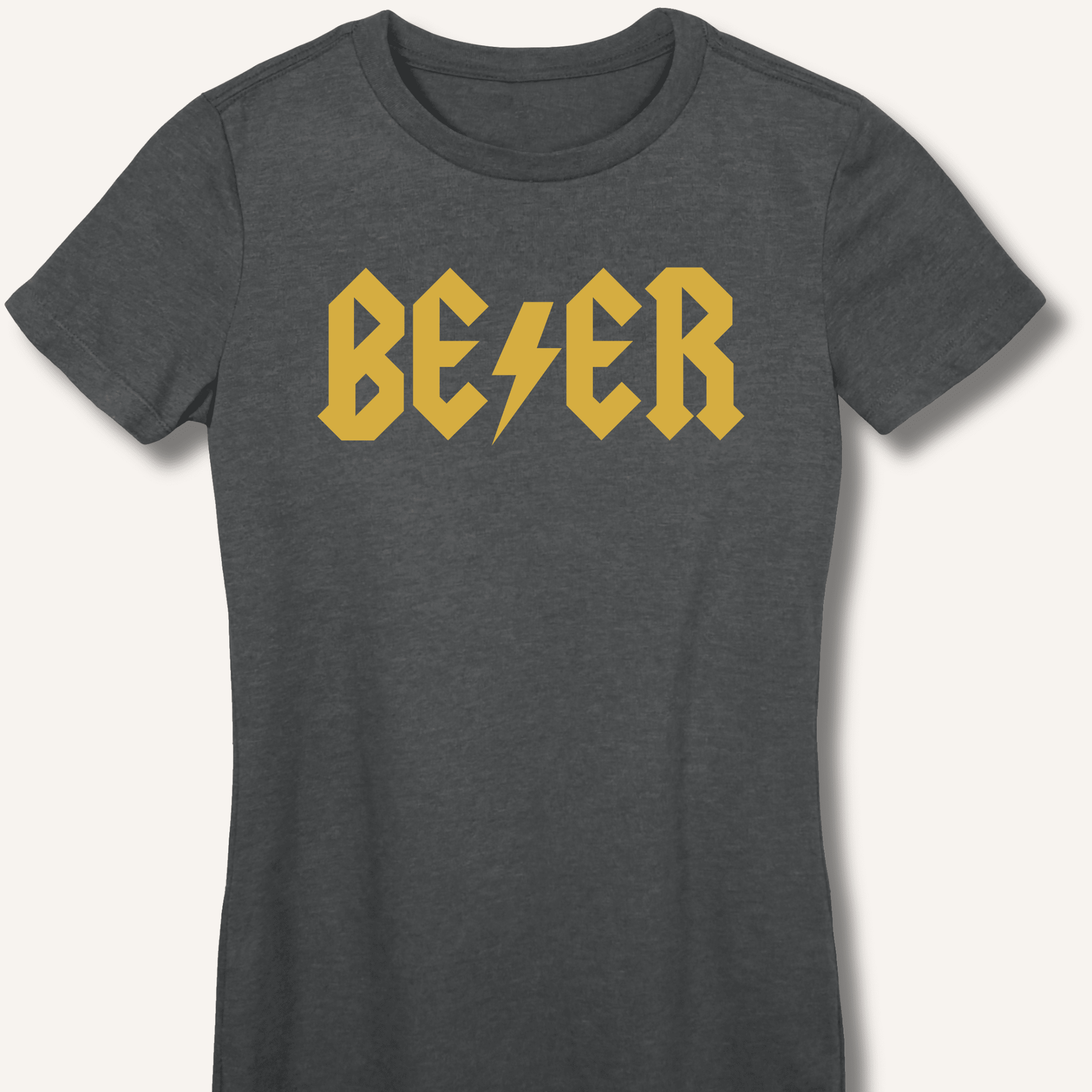 AC DC Beer Fitted T-Shirt - Sip & Shirt