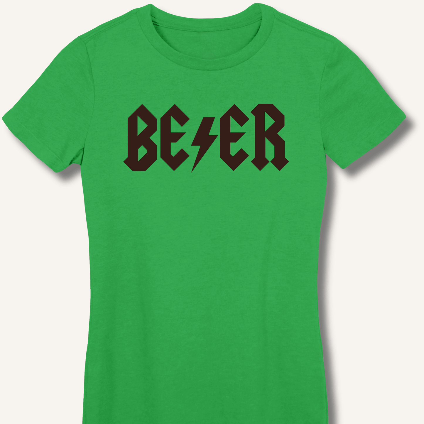 AC DC Beer Fitted T-Shirt - Sip & Shirt
