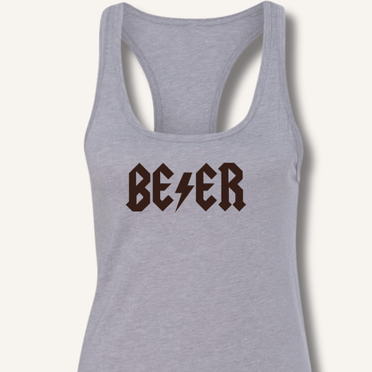 AC DC Beer Racerback Tank - Sip & Shirt
