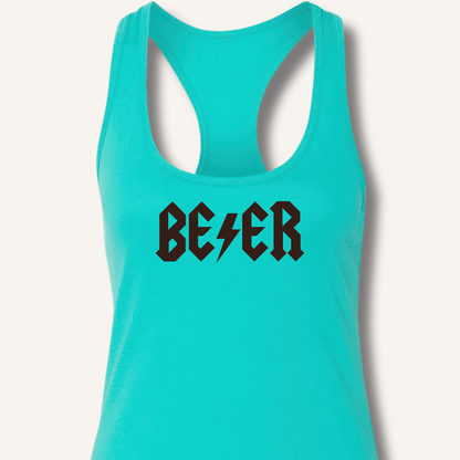 AC DC Beer Racerback Tank - Sip & Shirt