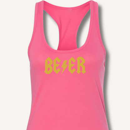 AC DC Beer Racerback Tank - Sip & Shirt
