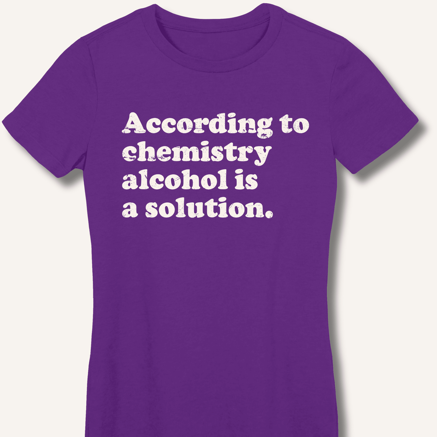 According to Chemistry Fitted T-Shirt - Sip & Shirt