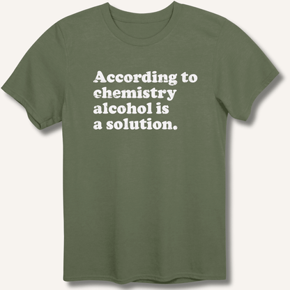 According to Chemistry T-Shirt - Sip & Shirt