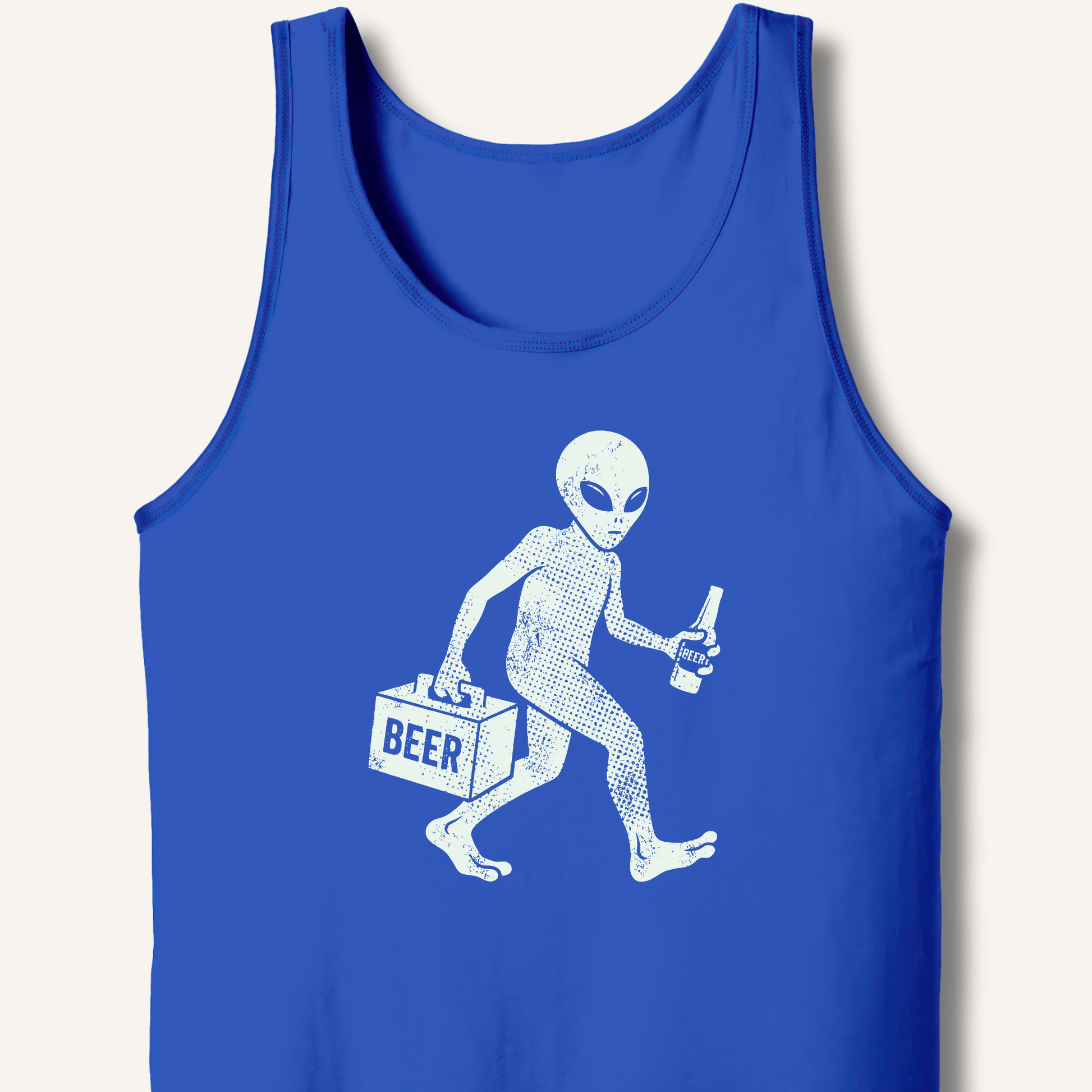 Alien Beer Shadow T-Shirt Tank - Sip & Shirt