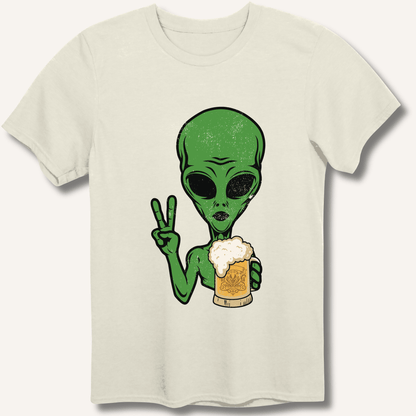 Alien Peace Beer Shirt T-Shirt - Sip & Shirt