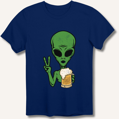 Alien Peace Beer Shirt T-Shirt - Sip & Shirt