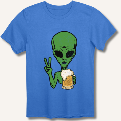 Alien Peace Beer Shirt T-Shirt - Sip & Shirt
