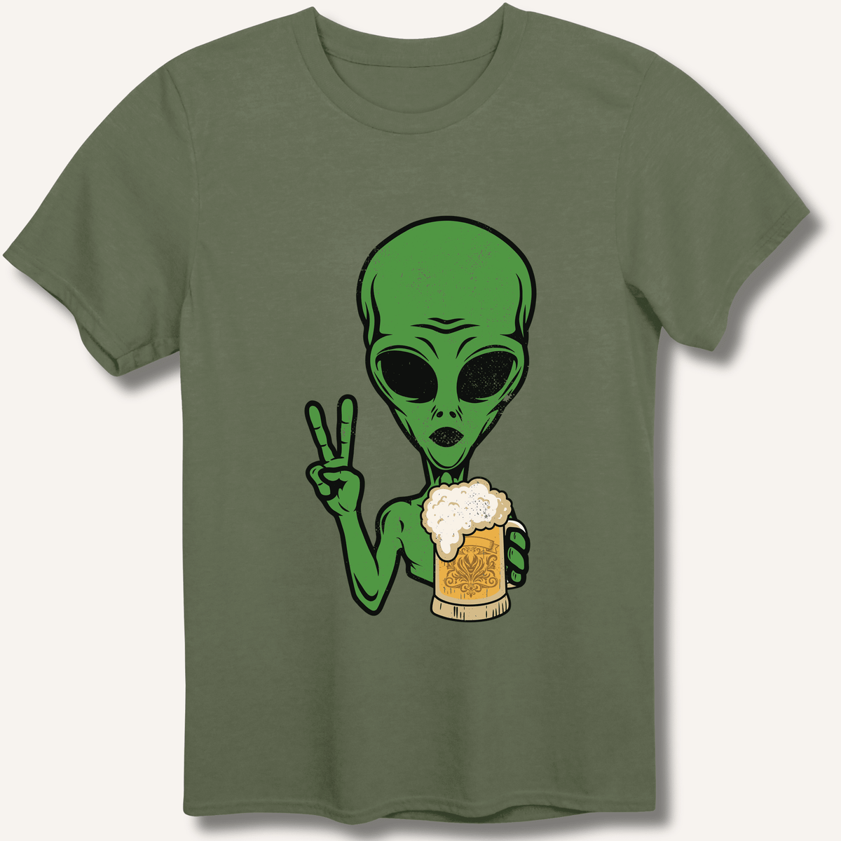 Alien Peace Beer Shirt T-Shirt - Sip & Shirt