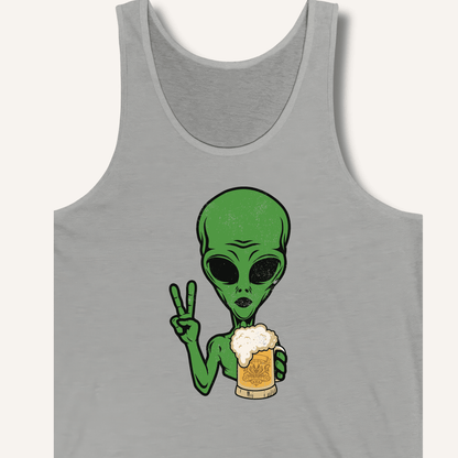 Alien Peace Beer Shirt Tank - Sip & Shirt