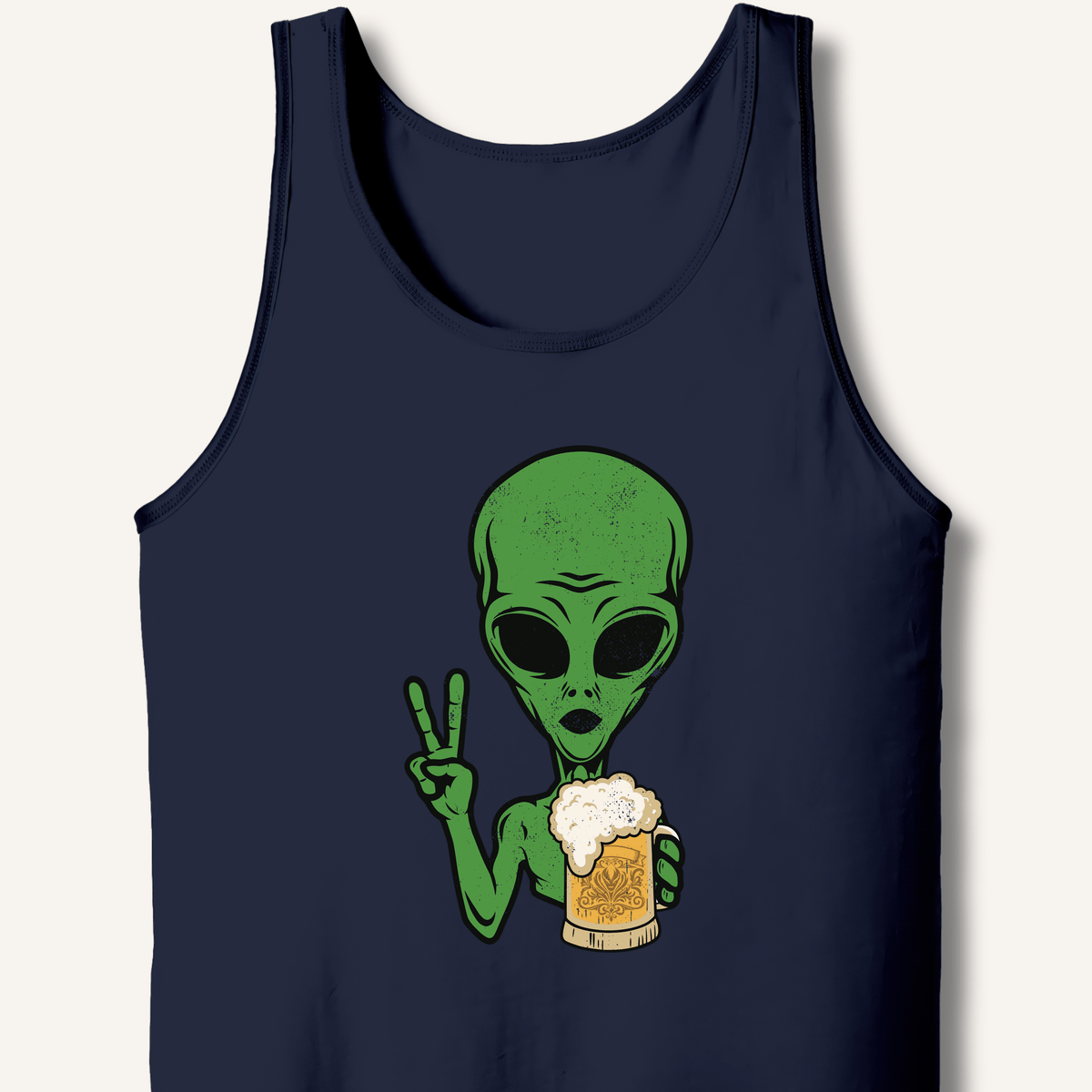Alien Peace Beer Shirt Tank - Sip & Shirt