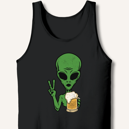 Alien Peace Beer Shirt Tank - Sip & Shirt
