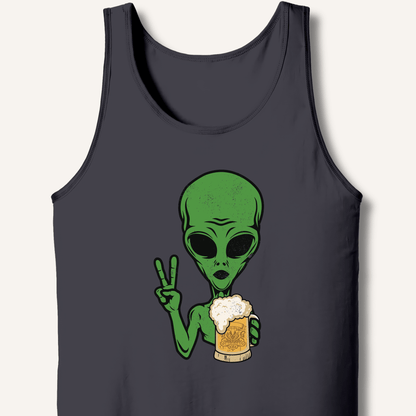 Alien Peace Beer Shirt Tank - Sip & Shirt