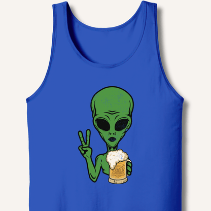 Alien Peace Beer Shirt Tank - Sip & Shirt