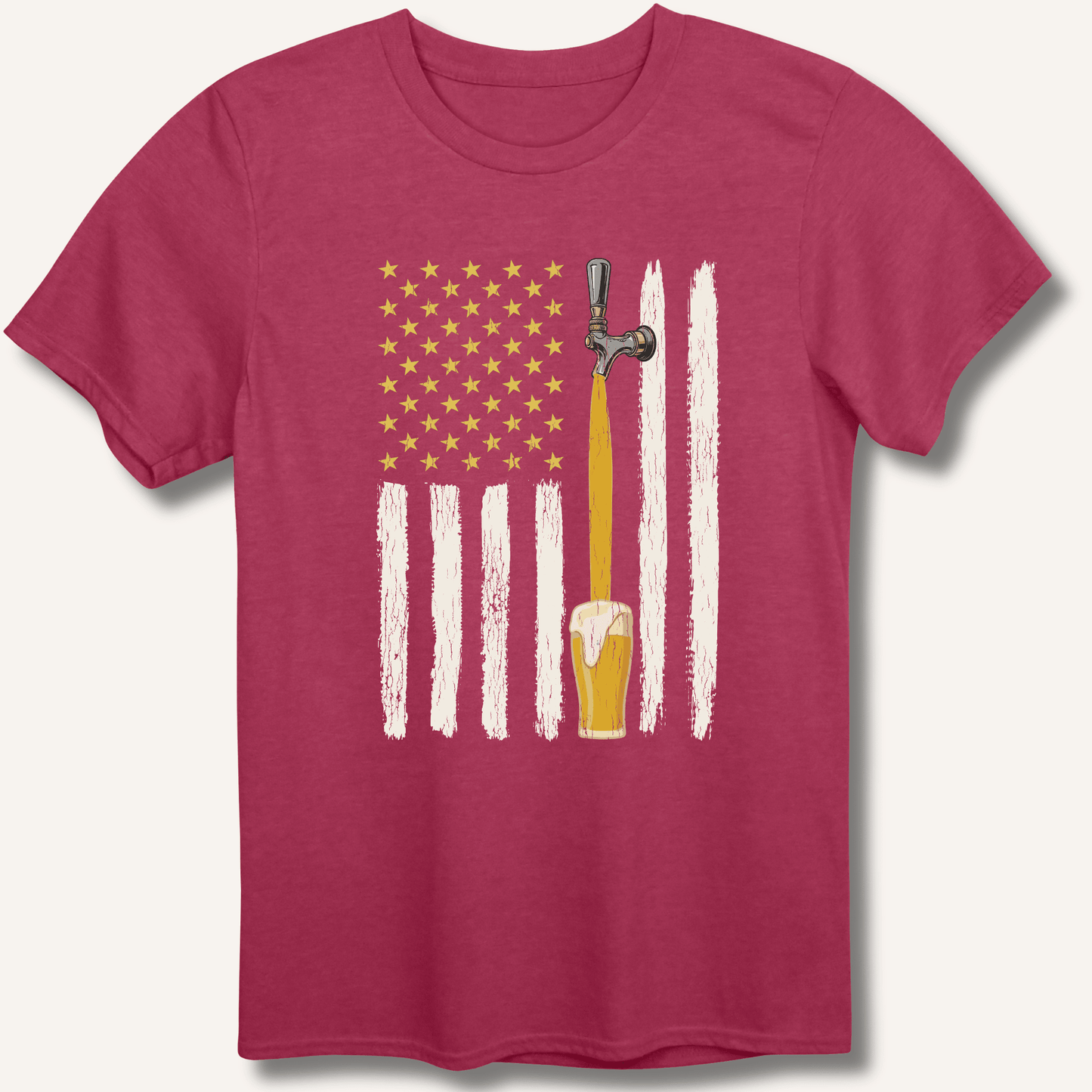 American Beer Flag T-Shirt - Sip & Shirt