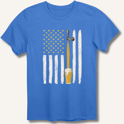 American Beer Flag T-Shirt - Sip & Shirt
