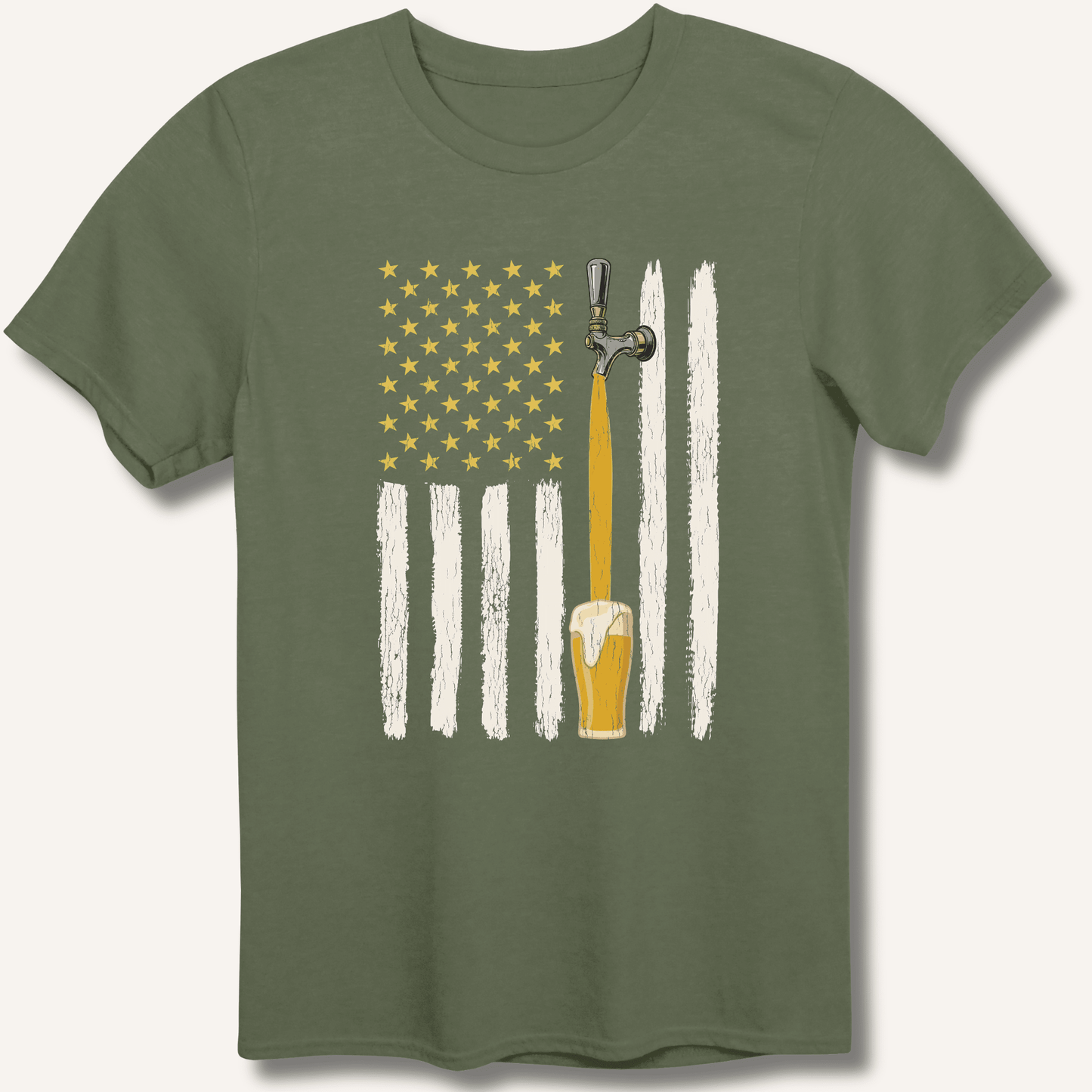 American Beer Flag T-Shirt - Sip & Shirt