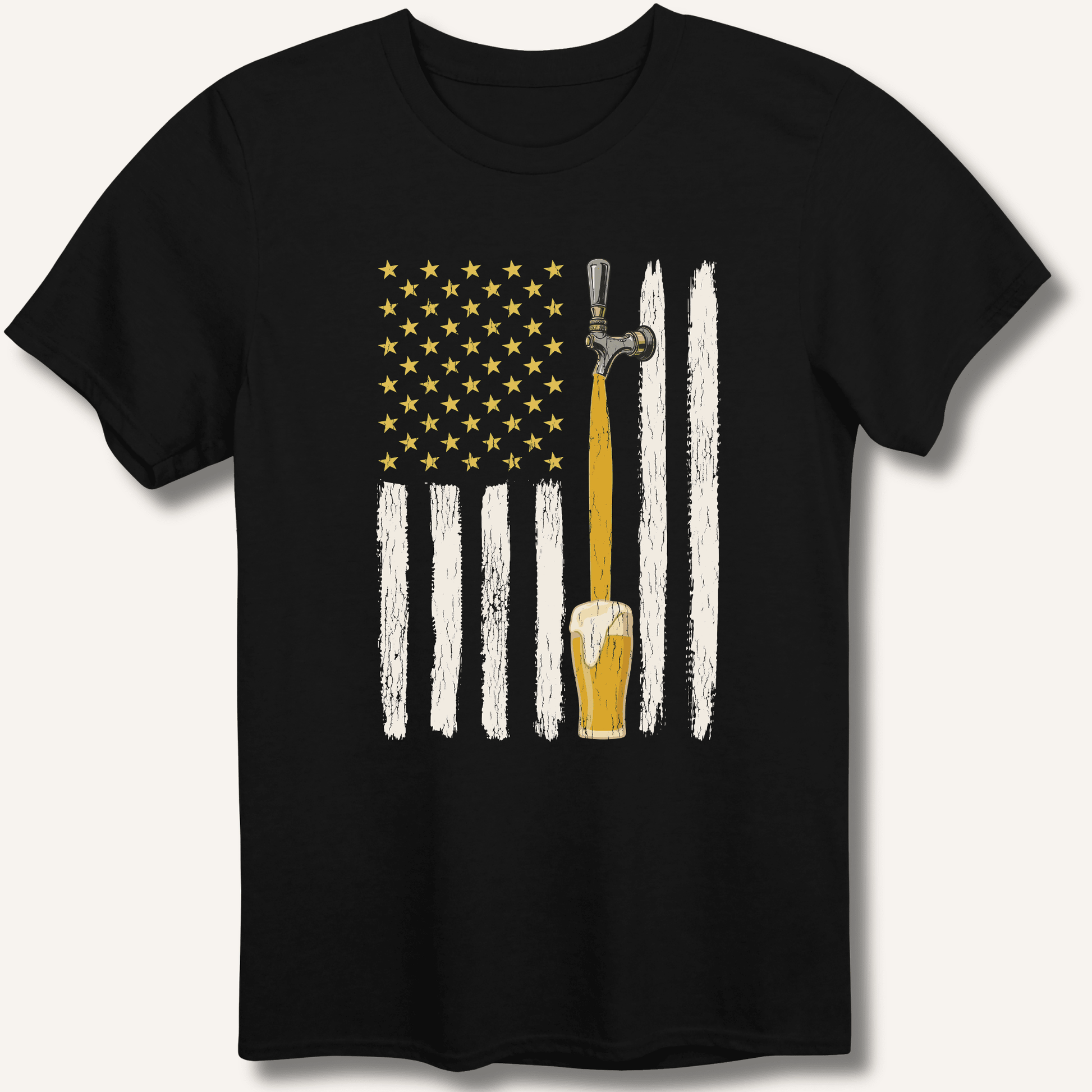 American Beer Flag T-Shirt - Sip & Shirt