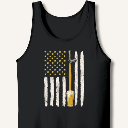 American Beer Flag Tank - Sip & Shirt