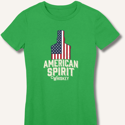 American Spirit Whiskey Fitted T-Shirt - Sip & Shirt