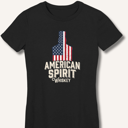 American Spirit Whiskey Fitted T-Shirt - Sip & Shirt