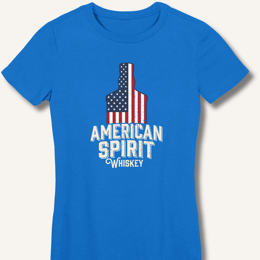 American Spirit Whiskey Fitted T-Shirt - Sip & Shirt