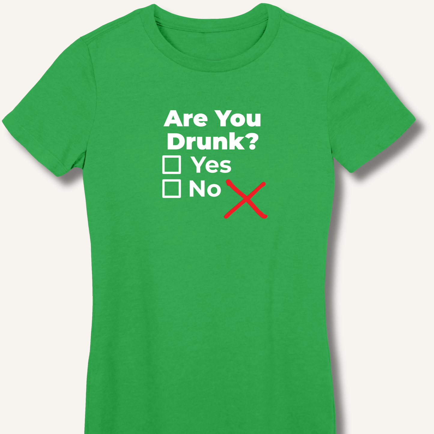 Are You Drunk? Fitted T-Shirt - Sip & Shirt