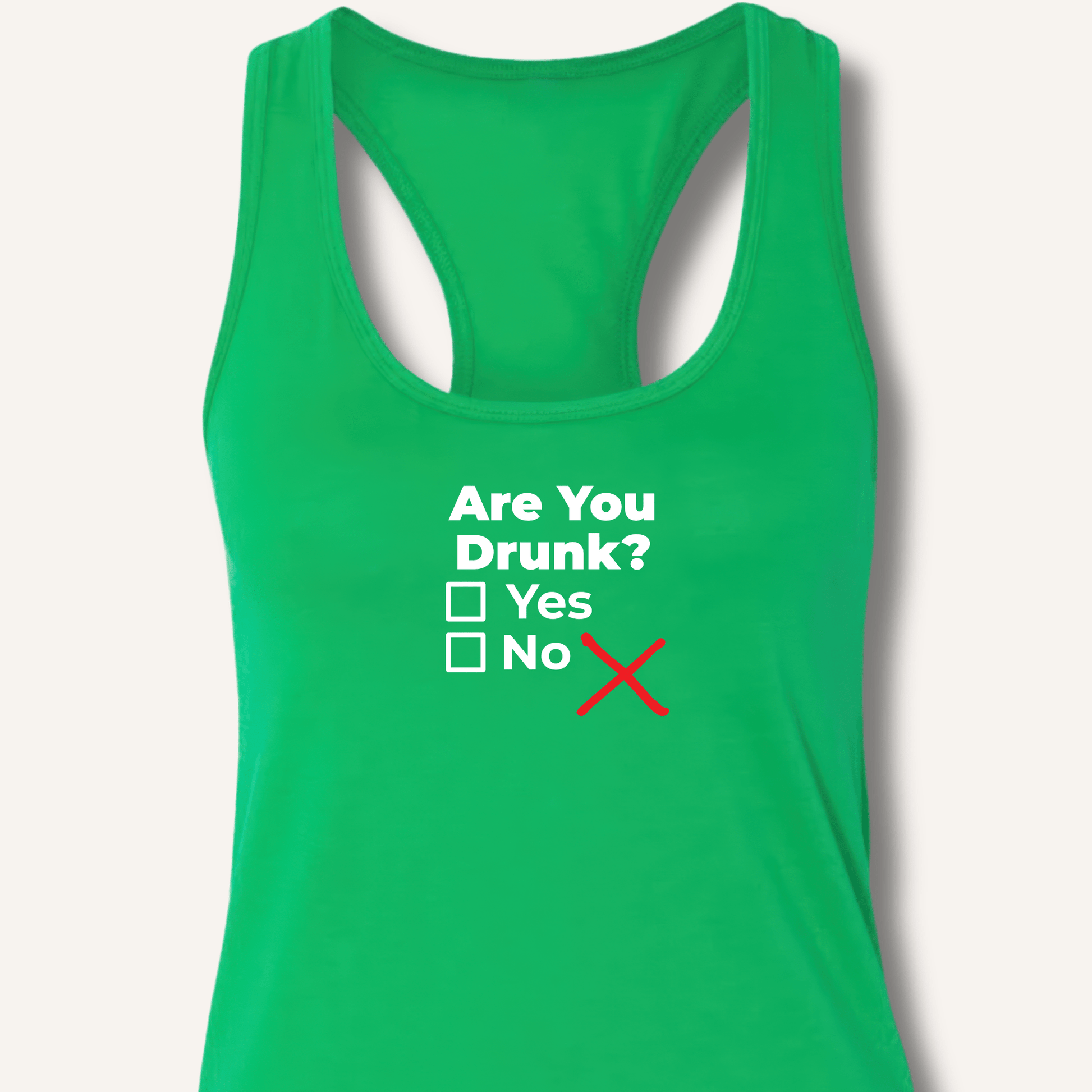 Are You Drunk? Racerback Tank - Sip & Shirt