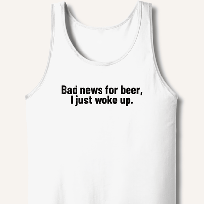 Bad news for beer Tank - Sip & Shirt