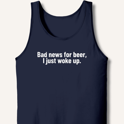 Bad news for beer Tank - Sip & Shirt