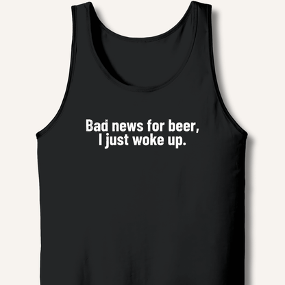Bad news for beer Tank - Sip & Shirt