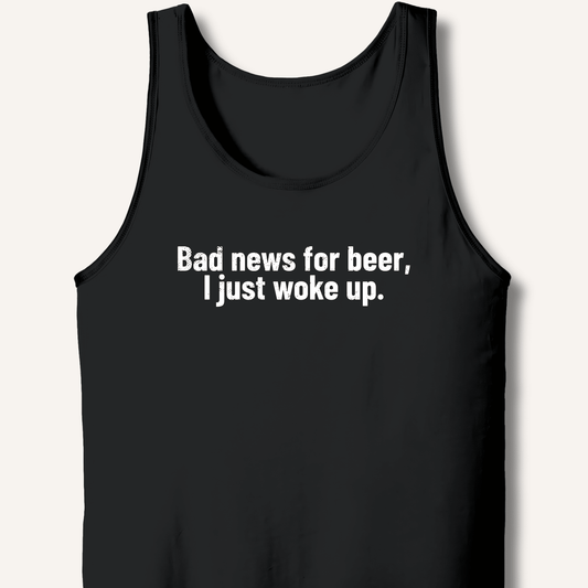 Bad news for beer Tank - Sip & Shirt
