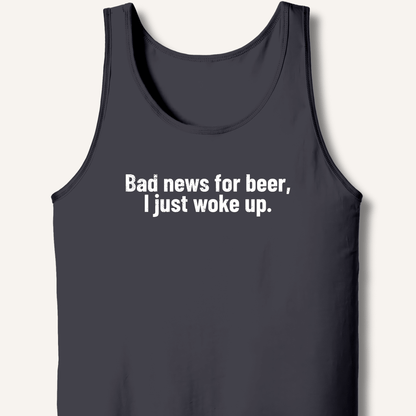 Bad news for beer Tank - Sip & Shirt