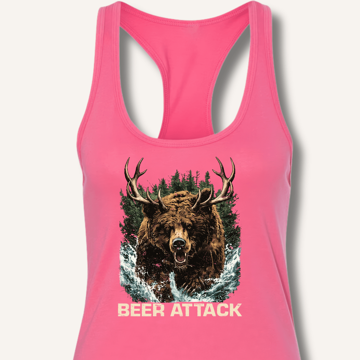 Beer Attack Racerback Tank - Sip & Shirt