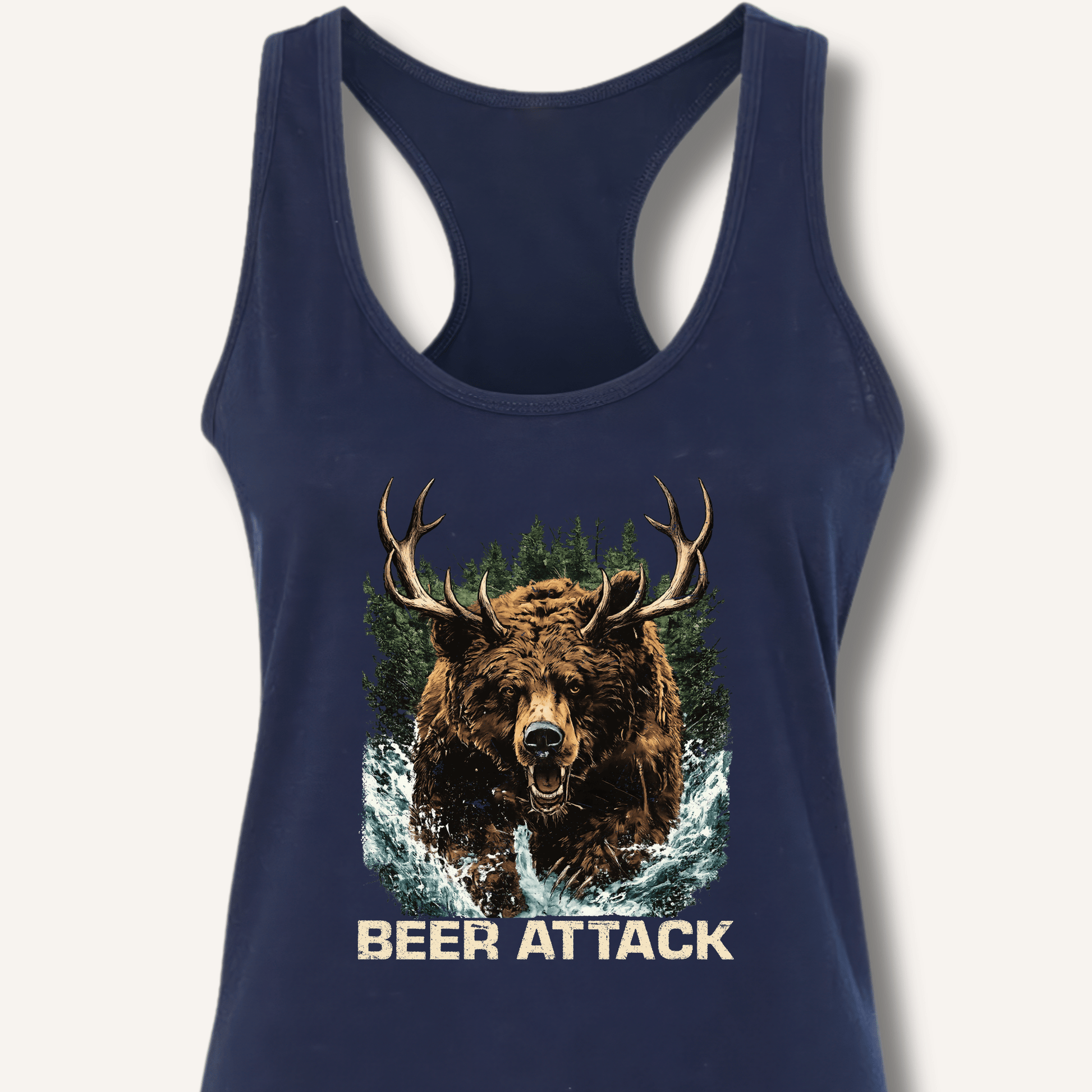 Beer Attack Racerback Tank - Sip & Shirt