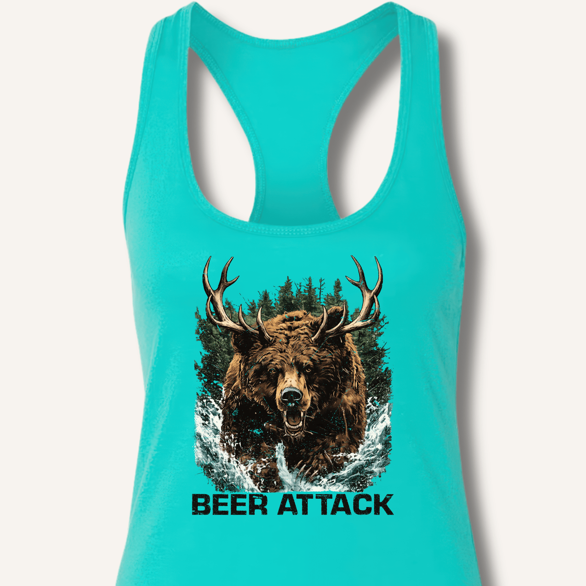 Beer Attack Racerback Tank - Sip & Shirt