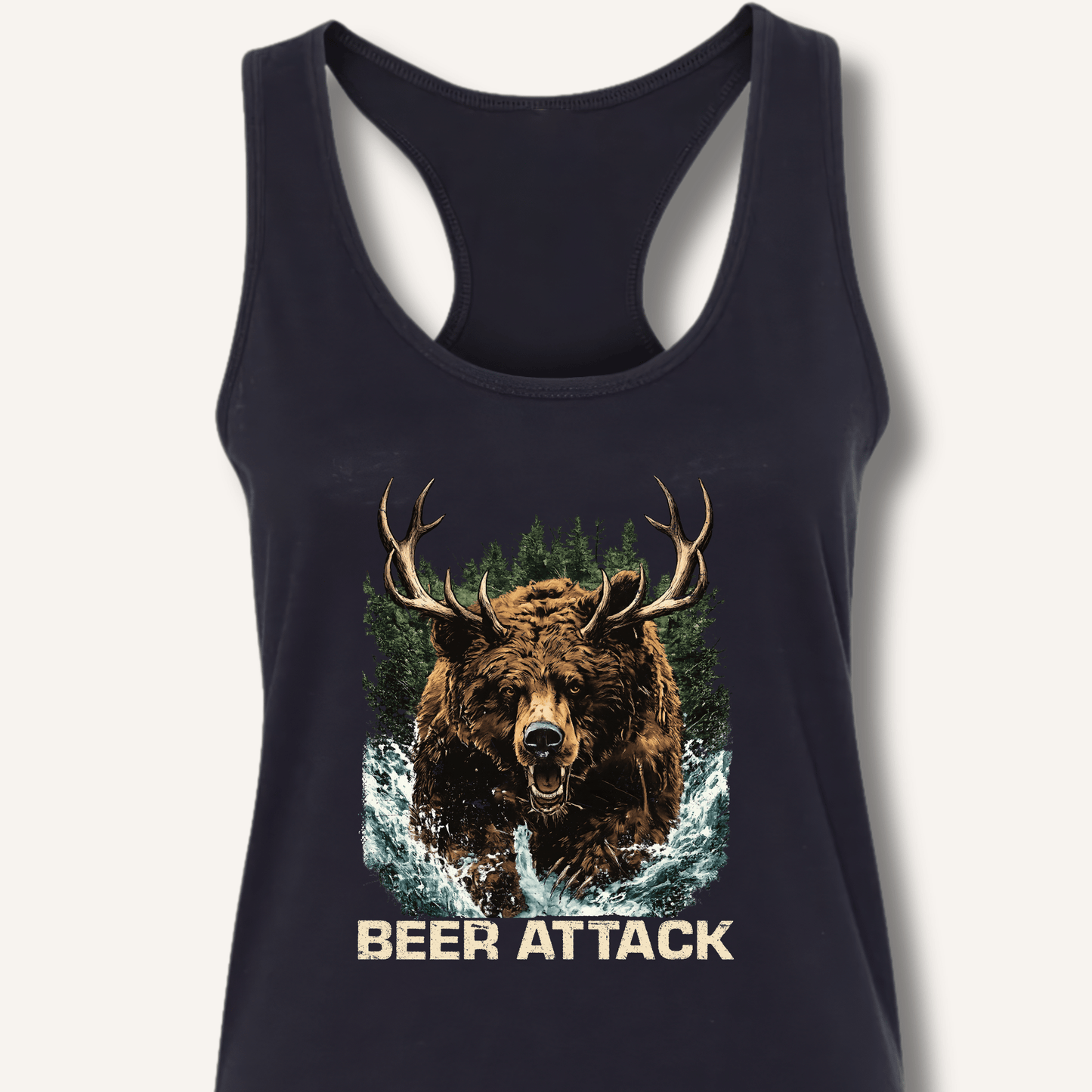 Beer Attack Racerback Tank - Sip & Shirt
