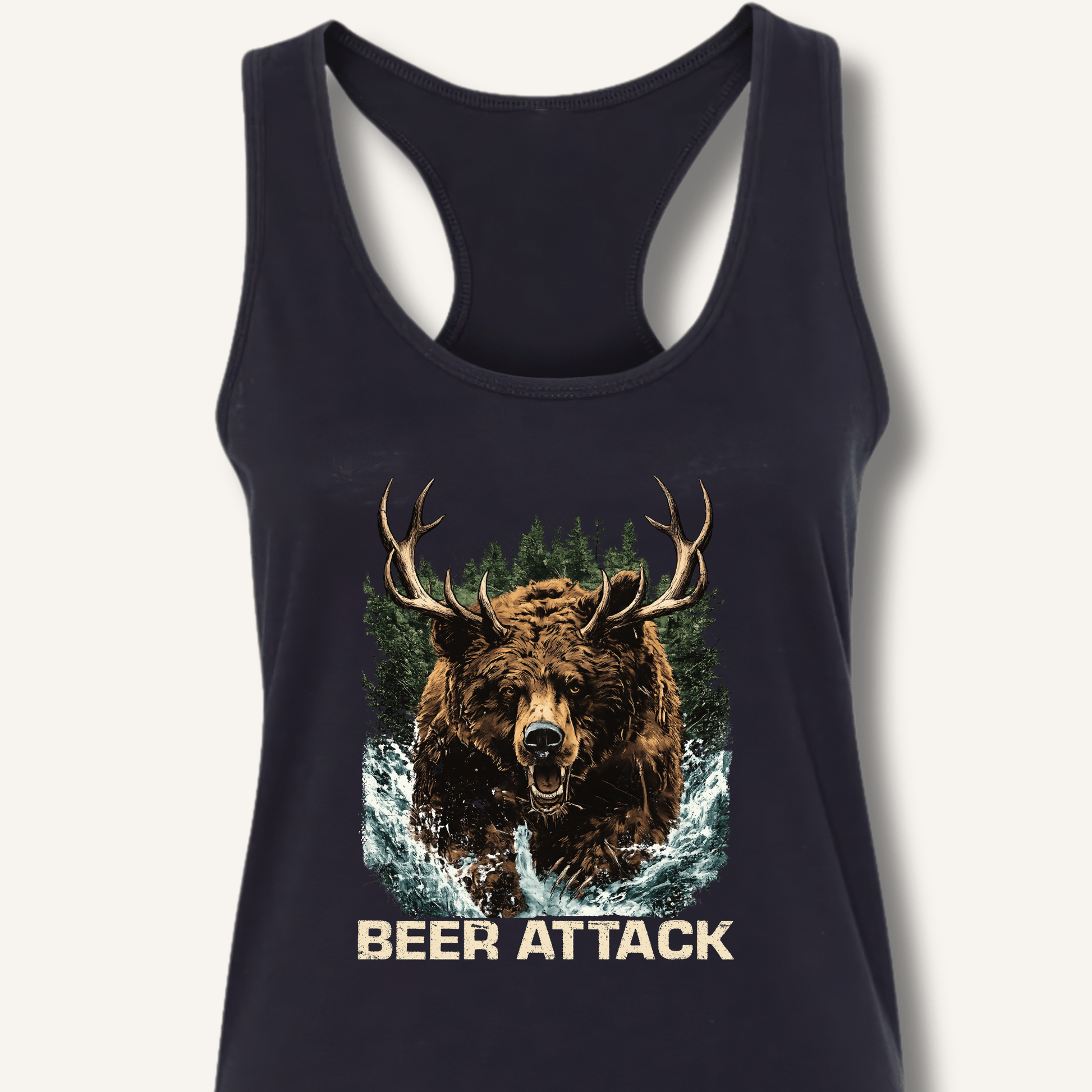 Beer Attack Racerback Tank - Sip & Shirt