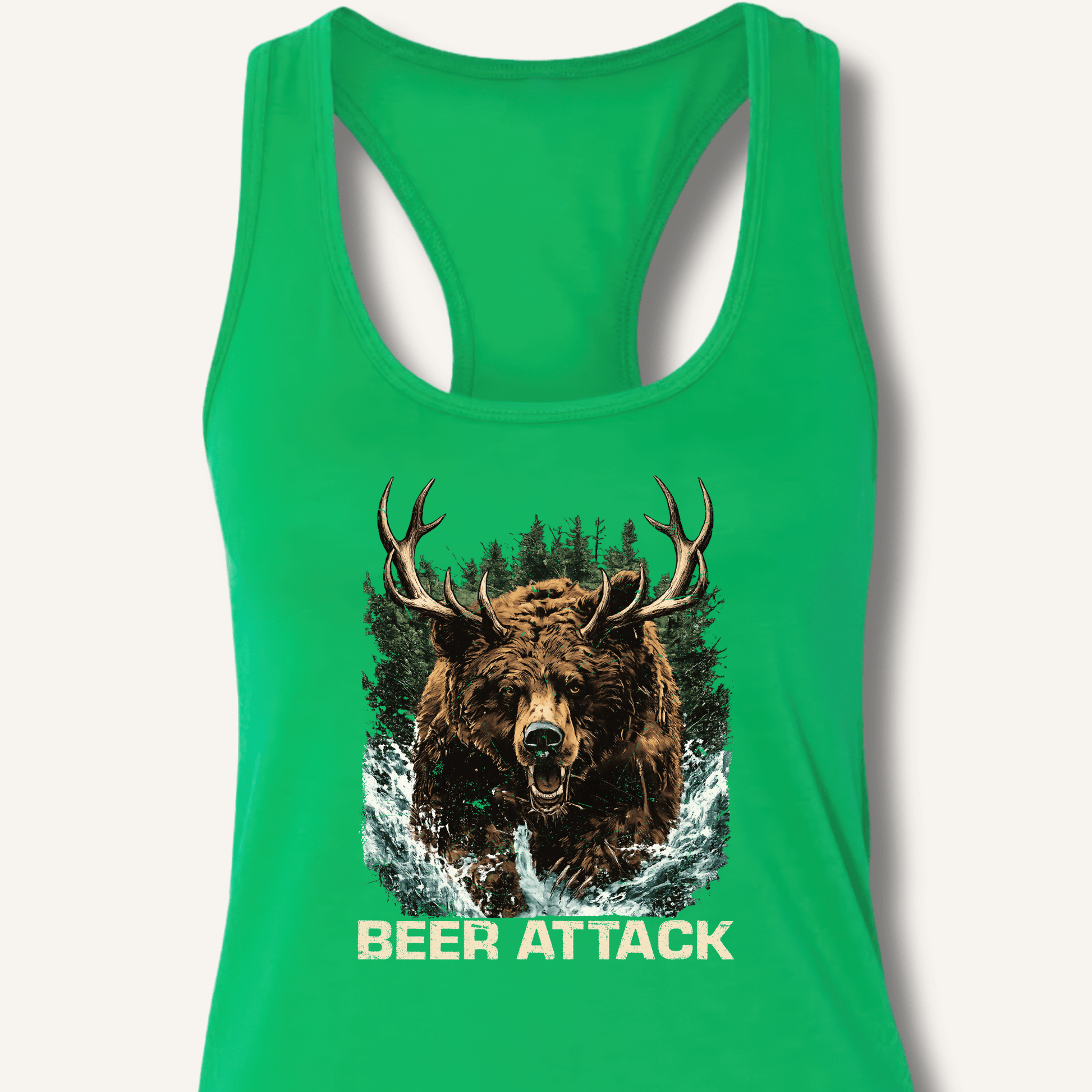 Beer Attack Racerback Tank - Sip & Shirt