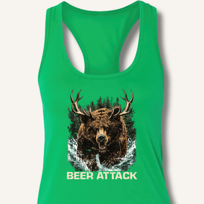 Beer Attack Racerback Tank - Sip & Shirt