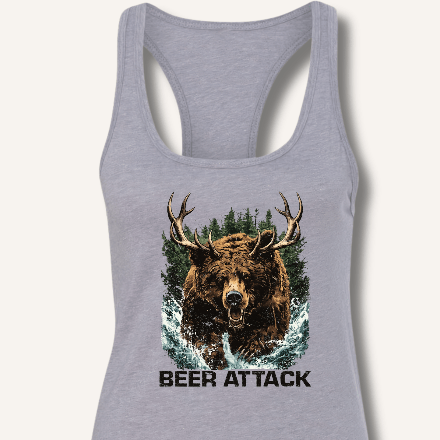 Beer Attack Racerback Tank - Sip & Shirt