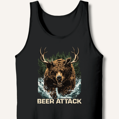 Beer Attack Tank - Sip & Shirt