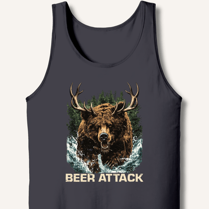 Beer Attack Tank - Sip & Shirt